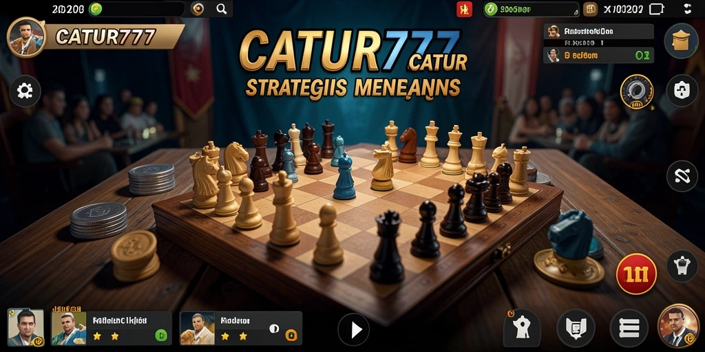 Tampilan gameplay CATUR777 yang memukau dan penuh strategi.