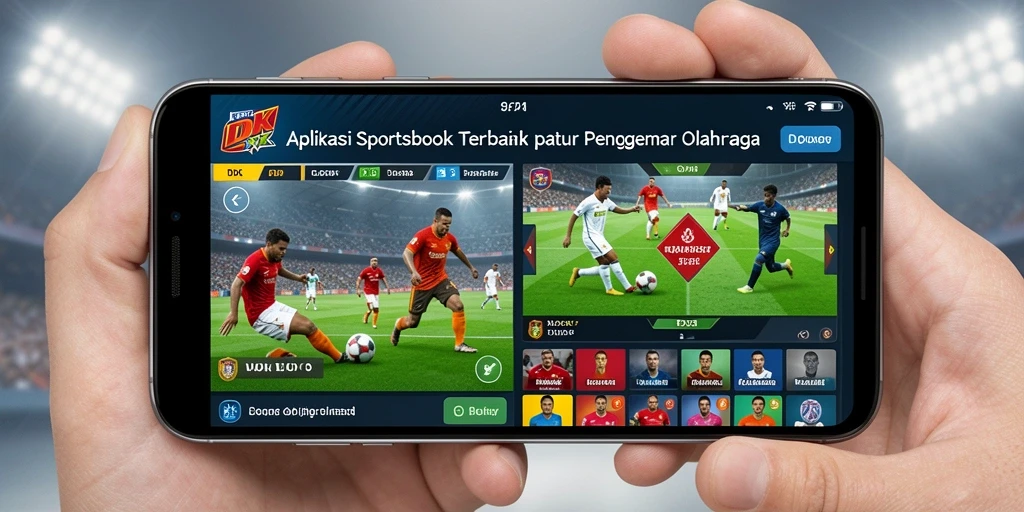 Screenshot utama DKK yang menampilkan antarmuka taruhan olahraga.