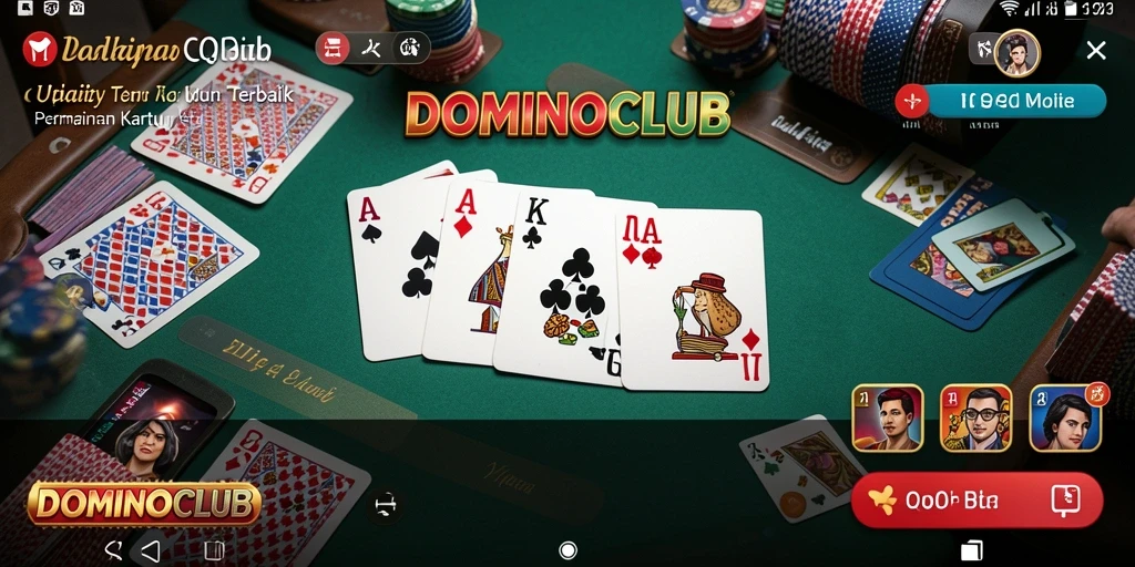 Tampilan antarmuka <strong>DOMINOCLUB</strong> yang menarik dan mudah digunakan.