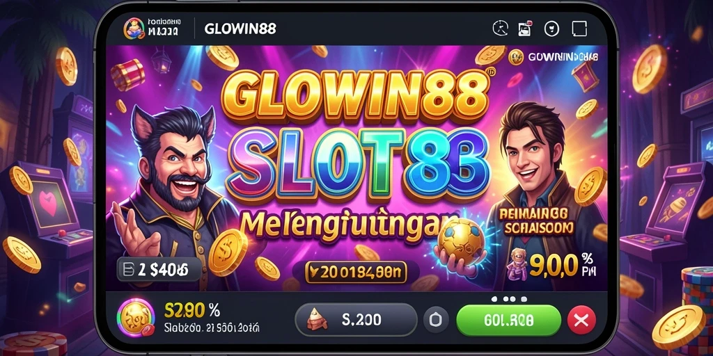 Screenshot gameplay GLOWIN88 dengan tampilan slot yang menarik.