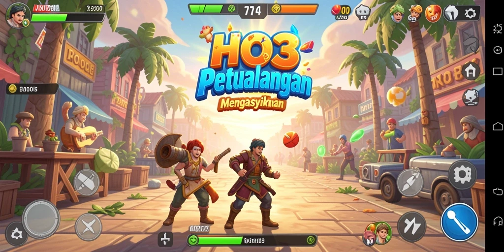 Tampilan gameplay seru HO3 dengan banyak aksi.
