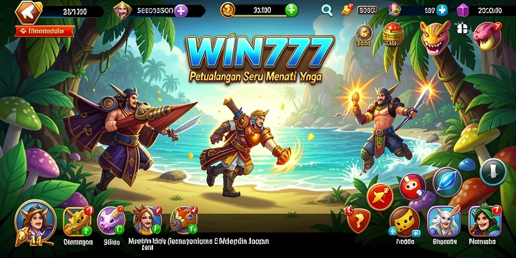 Tampilan gameplay seru dari <strong>WIN777</strong> di dunia petualangan.